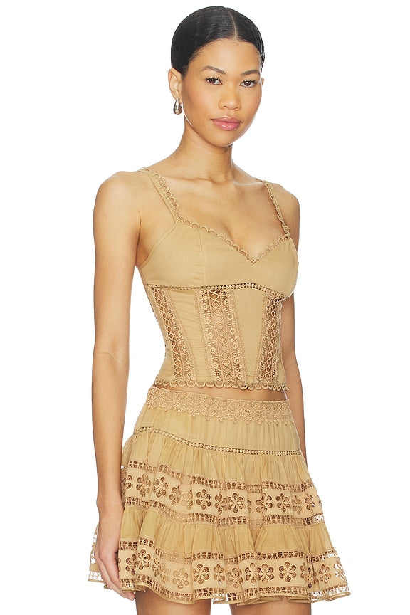 Bustier Top Poppy