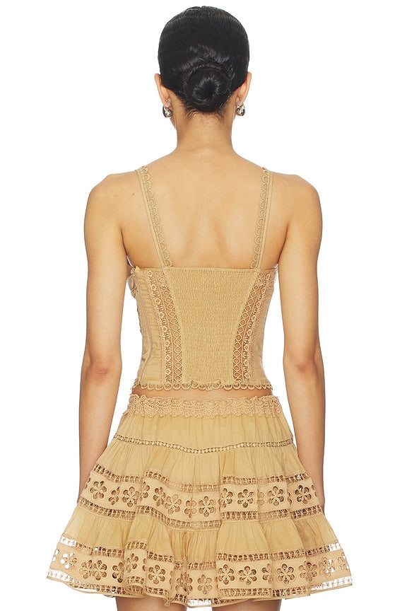 Bustier Top Poppy