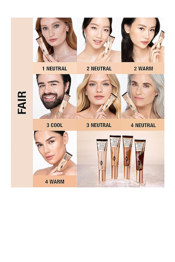 Charlotte's Beautiful Skin Medium Coverage Liquid Foundation with Hyaluronic Acid