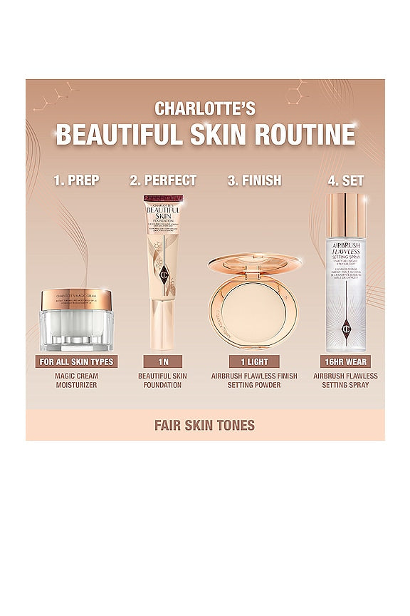 Charlotte's Beautiful Skin Medium Coverage Liquid Foundation with Hyaluronic Acid