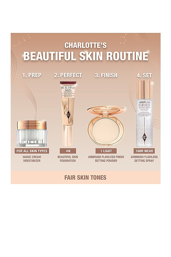 Charlotte's Beautiful Skin Medium Coverage Liquid Foundation with Hyaluronic Acid