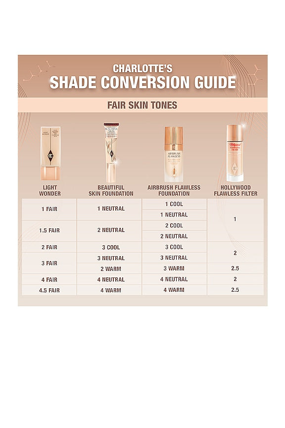 Charlotte's Beautiful Skin Medium Coverage Liquid Foundation with Hyaluronic Acid
