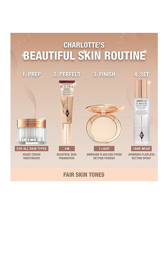 Charlotte's Beautiful Skin Medium Coverage Liquid Foundation with Hyaluronic Acid