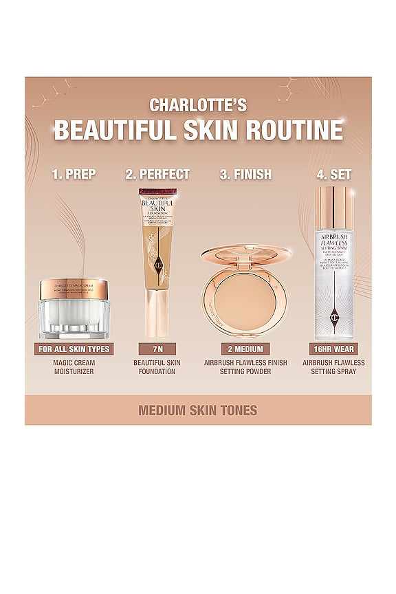 Charlotte's Beautiful Skin Medium Coverage Liquid Foundation with Hyaluronic Acid