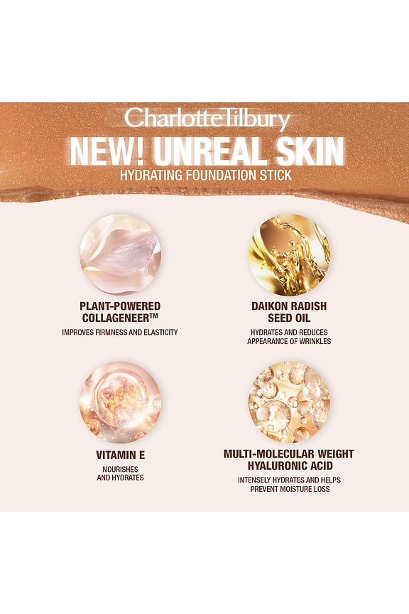 Unreal Skin Sheer Glow Tint Hydrating Foundation Stick