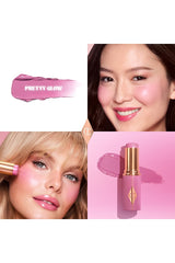 Unreal Lip + Cheek Glow Blush Stick with Hyaluronic Acid