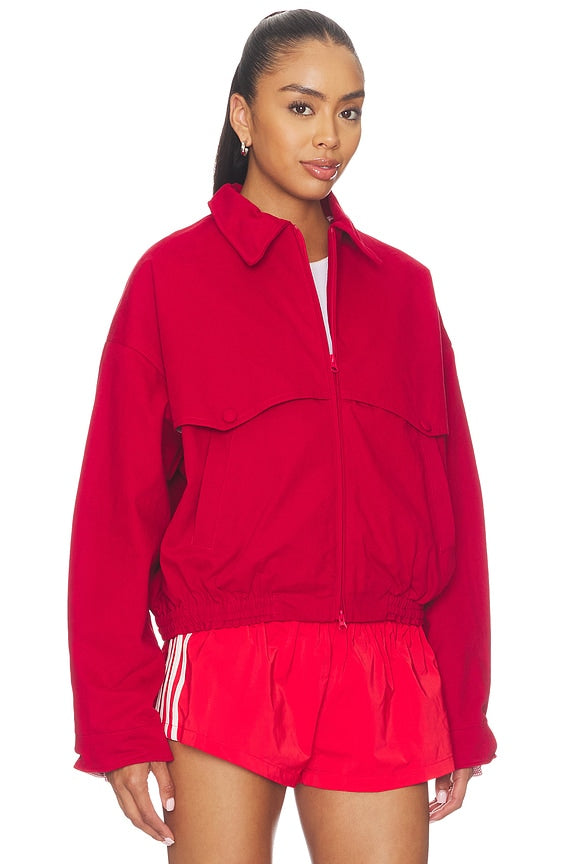Cotton Mouldable Collar Casual Jacket