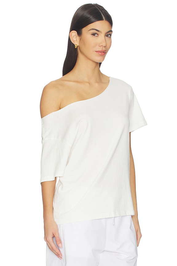 Solid Off The Shoulder Tee