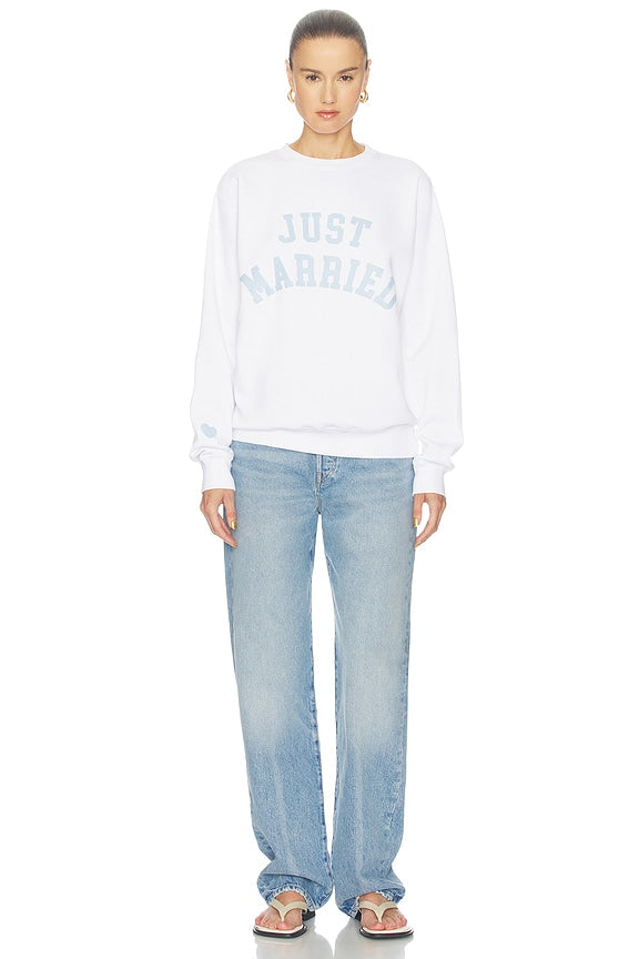 Just Married Sweatshirt