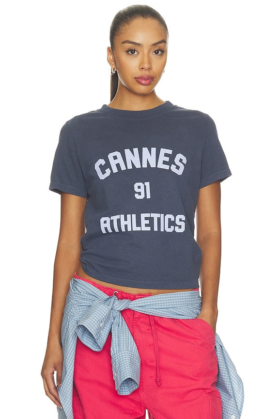 Cannes 91 Athletics Boxy Tee