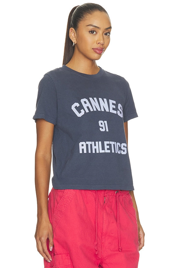 Cannes 91 Athletics Boxy Tee