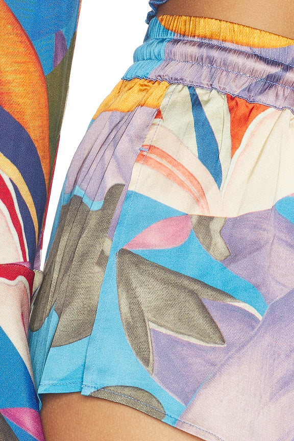 Palenque Flores Mini Shorts