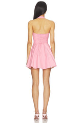Juliette Twill Halter Dress