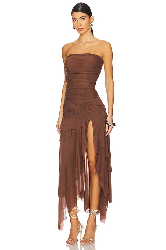 X Revolve Lyla Twist Dress