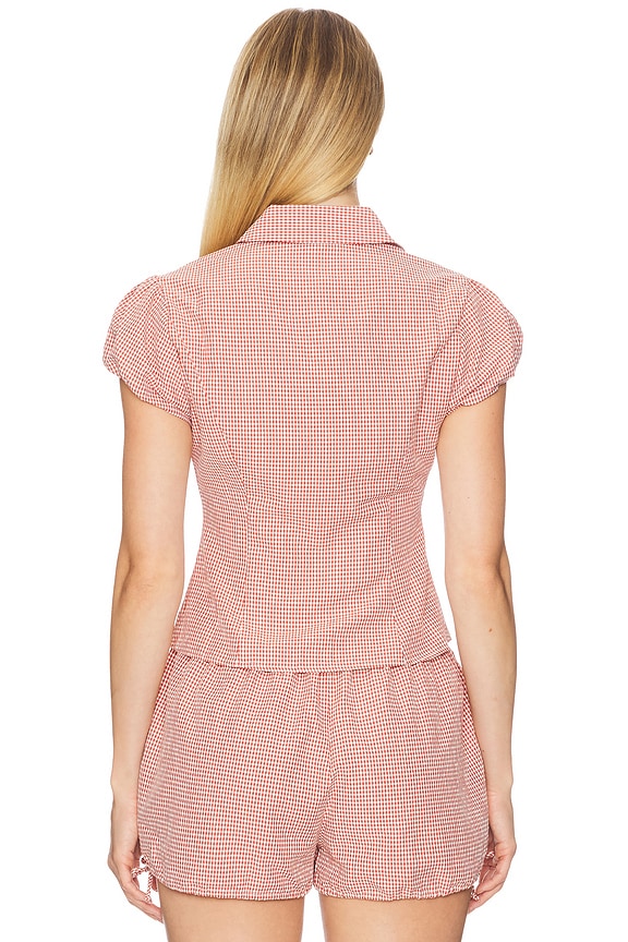 Liana Gingham Top