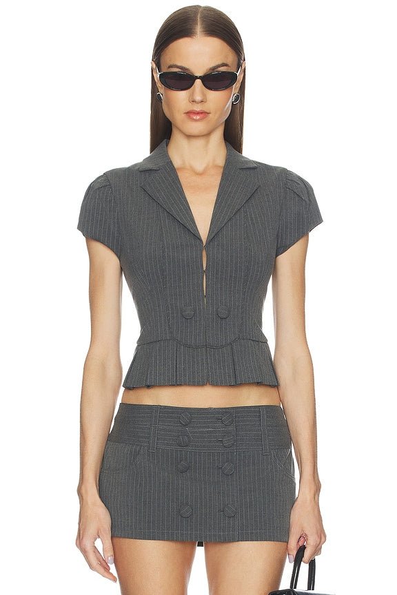 Mollie Cap Sleeve Blazer
