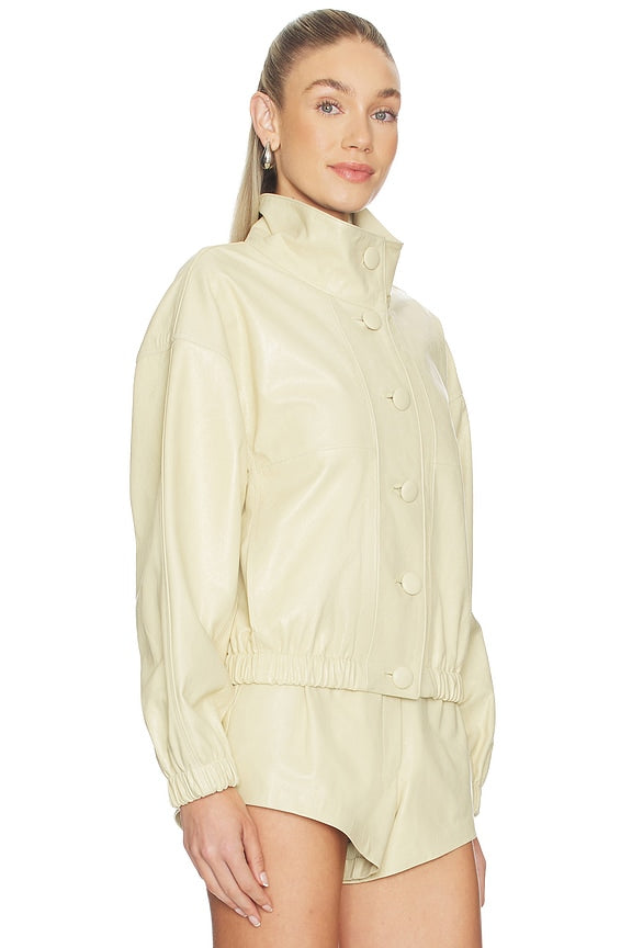 Kate Leather Bomber