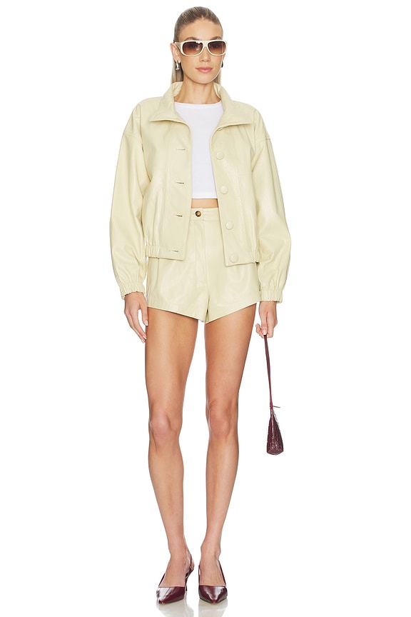 Kate Leather Bomber