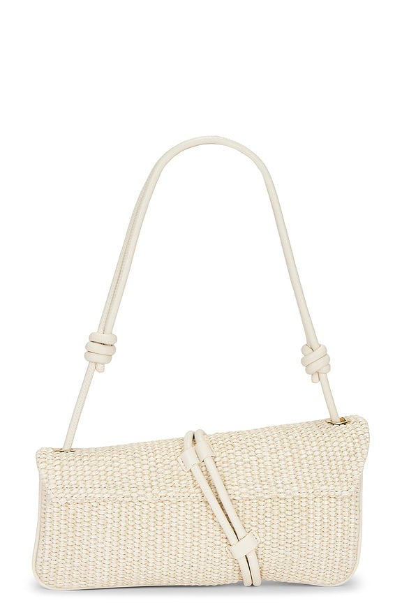 Raffia Baguette Bag
