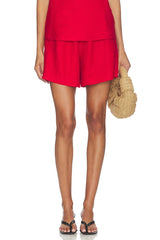 x REVOLVE The Linen Midi Short