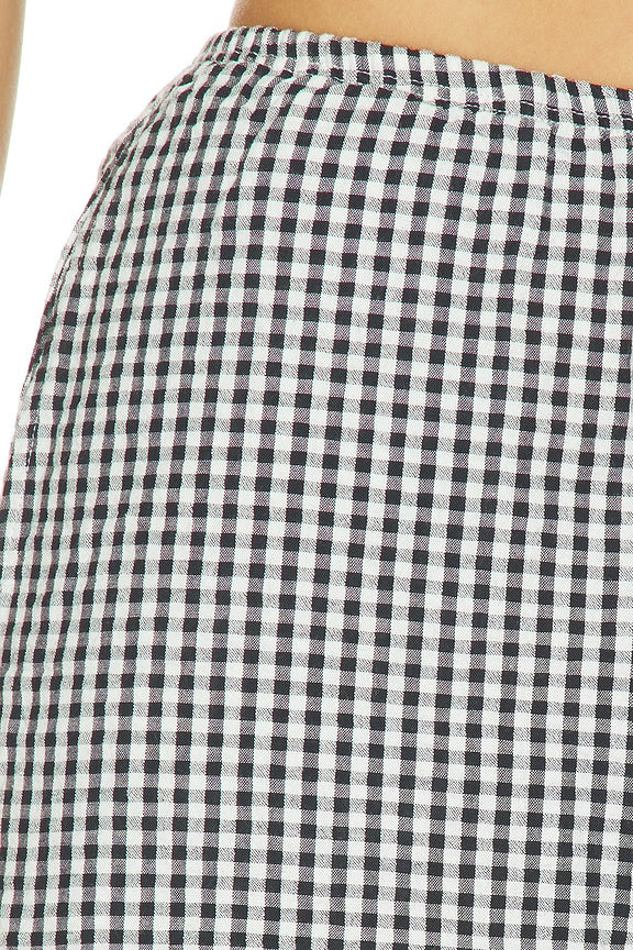 x REVOLVE The Cotton Gingham Stripe Tap Short