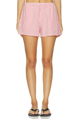 x REVOLVE The Cotton Gingham Tap Short