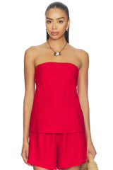 The Linen Tube Top