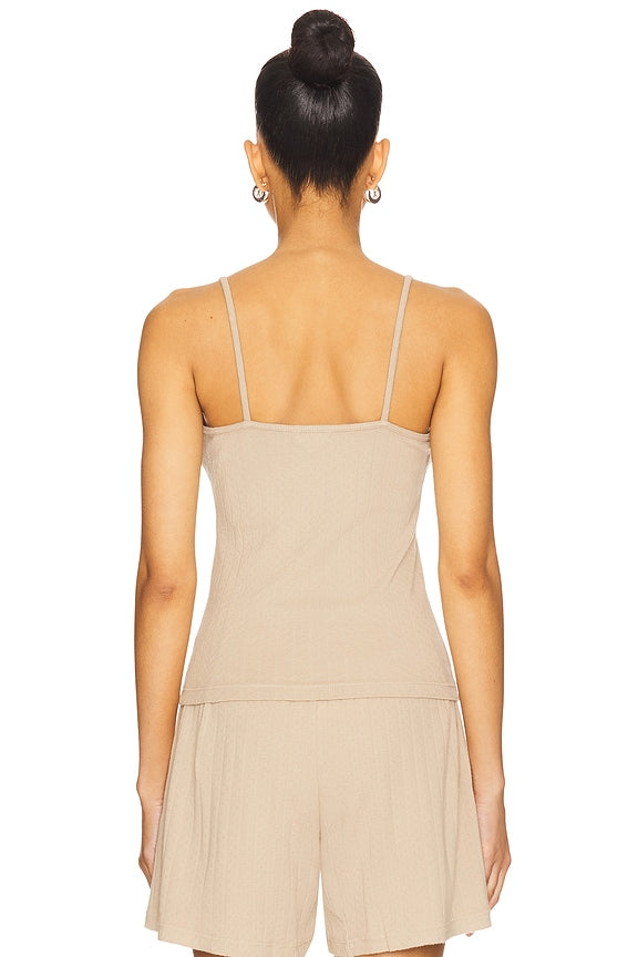 Pointelle Cami Tank Top