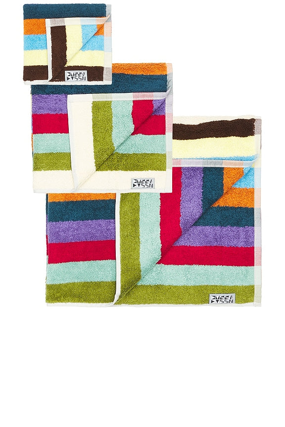 Set Of 3 Hummingbird Towels