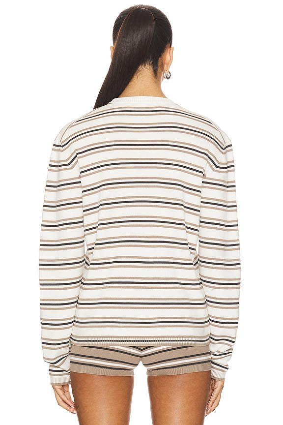 Cydnee Striped Oversized Sweater