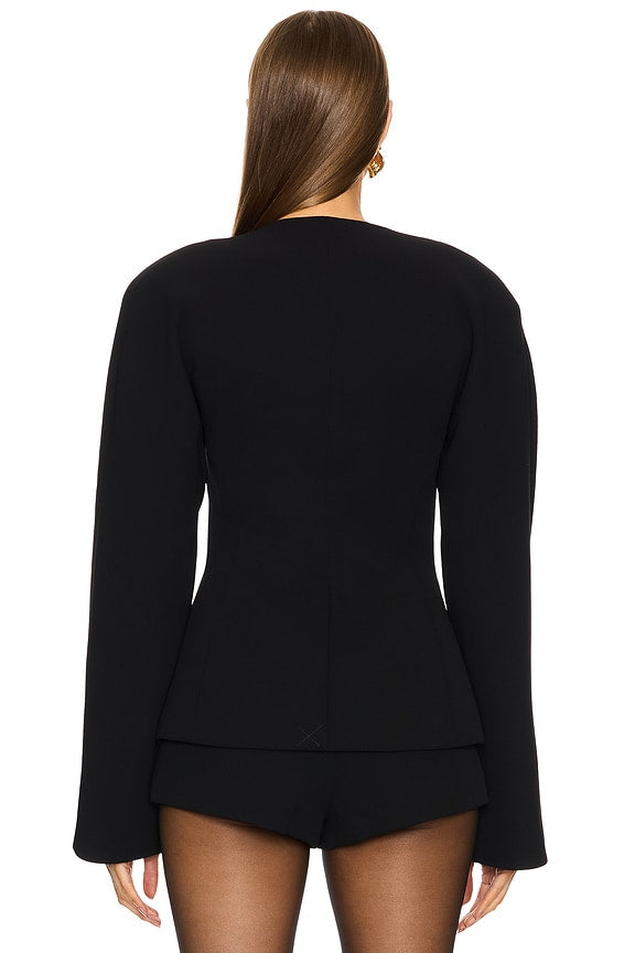 Gal Polished Crepe Blazer