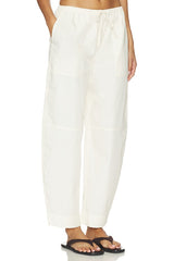 Lana Cropped Barrel Leg Pant