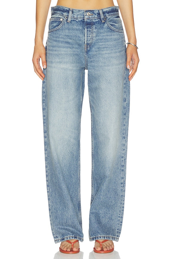 Mid Rise Baggy Jeans