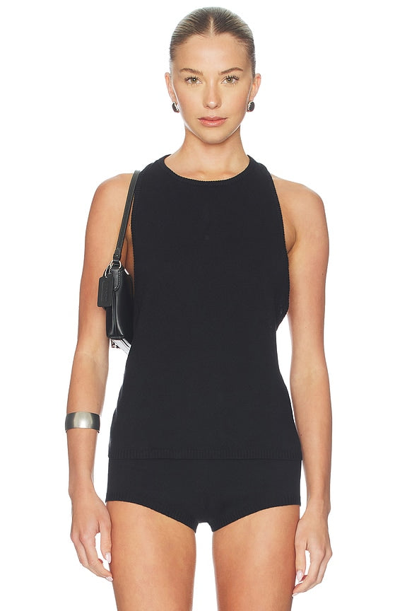 Romy Knit Racer Tank Top