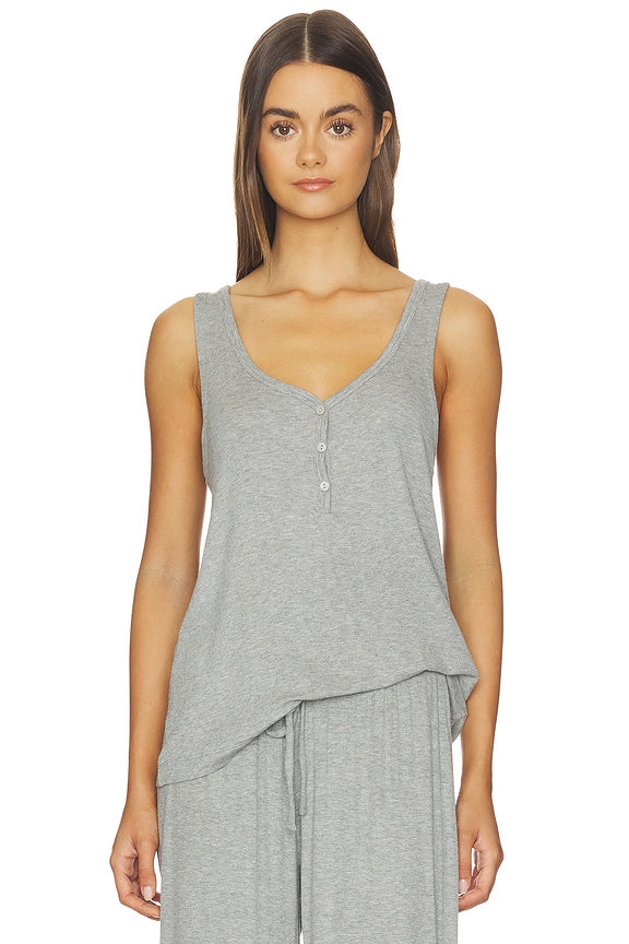 Dream Rib Vneck Tank Top