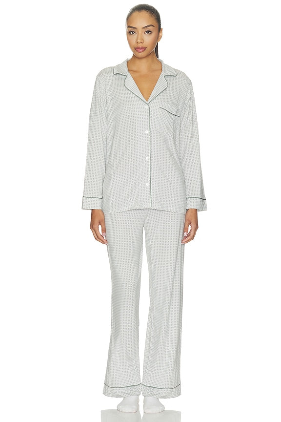 Gisele Printed Long Pajama Set