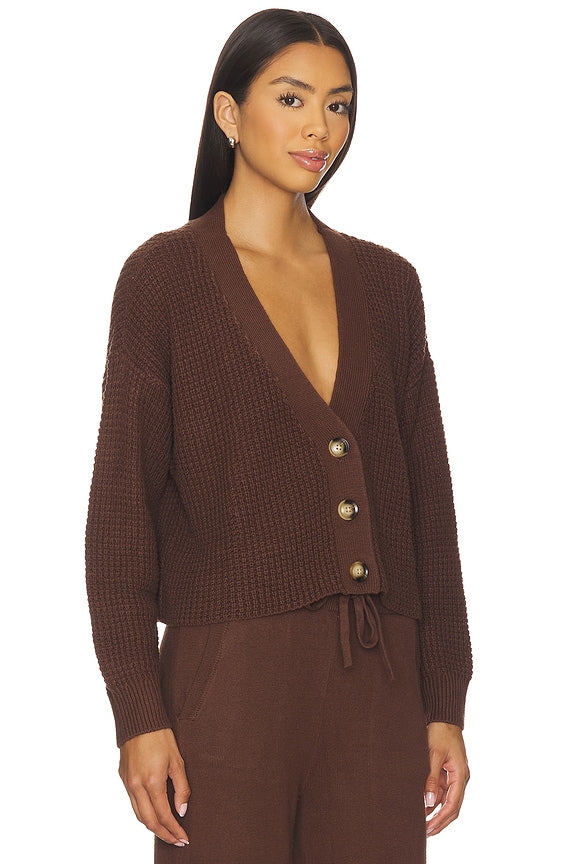 Recycled Sweater Cropped Cardigan