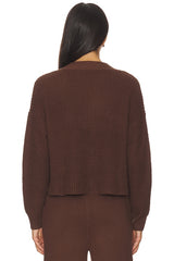 Recycled Sweater Cropped Cardigan