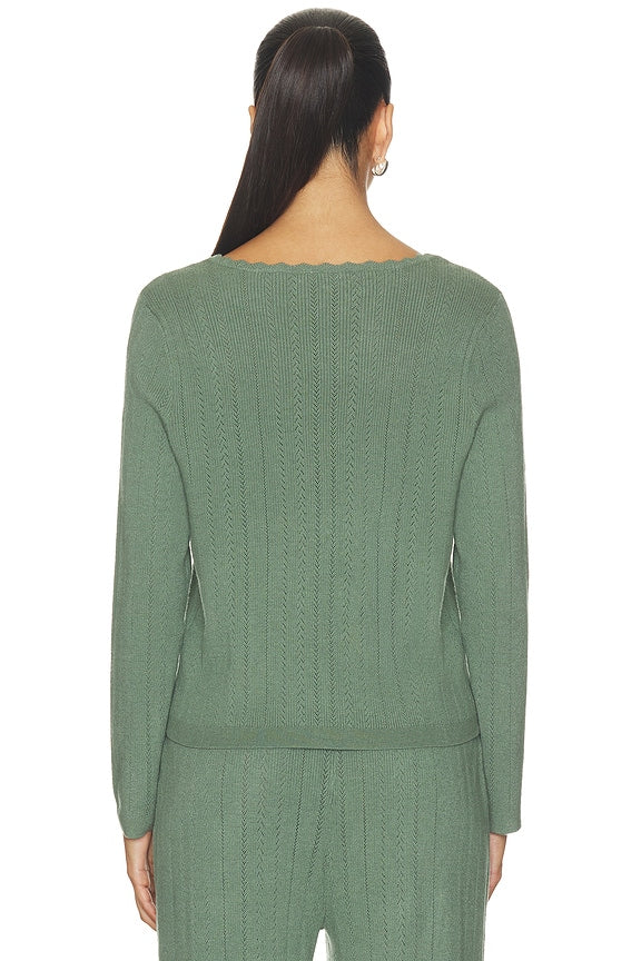 Pointelle Cardigan