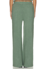 Pointelle Straight Leg Pant