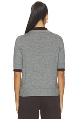 Sloane Contrast Crew Neck Sweater
