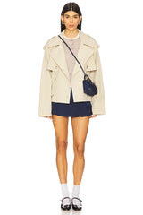 Eleanor Cropped Trench Coat