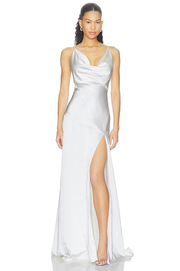 Erielle Cowl Neck Gown