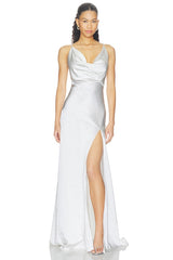 Erielle Cowl Neck Gown