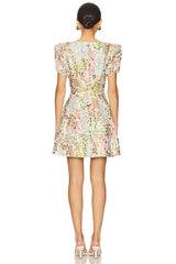 Calaantha Puff Sleeve Mini Dress