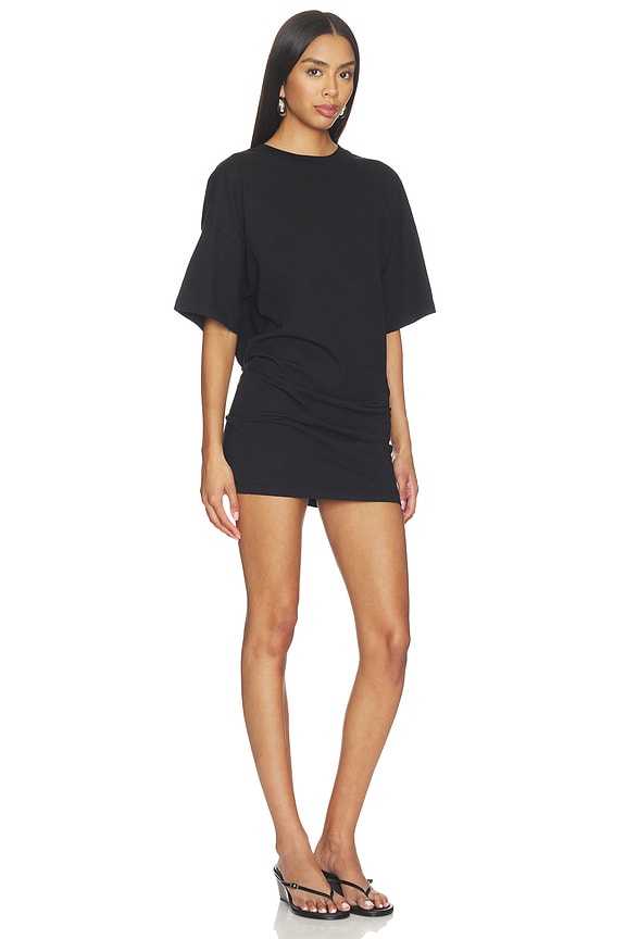 Short Sleeve Supima Curve Mini Dress
