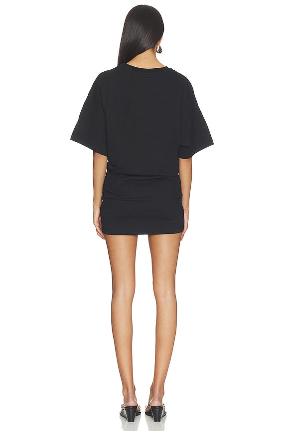 Short Sleeve Supima Curve Mini Dress