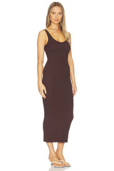 Silk Knit Tank Maxi Dress