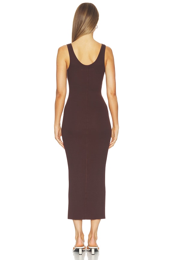 Silk Knit Tank Maxi Dress