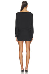 Supima Structured Jersey Dolman Curve Dress